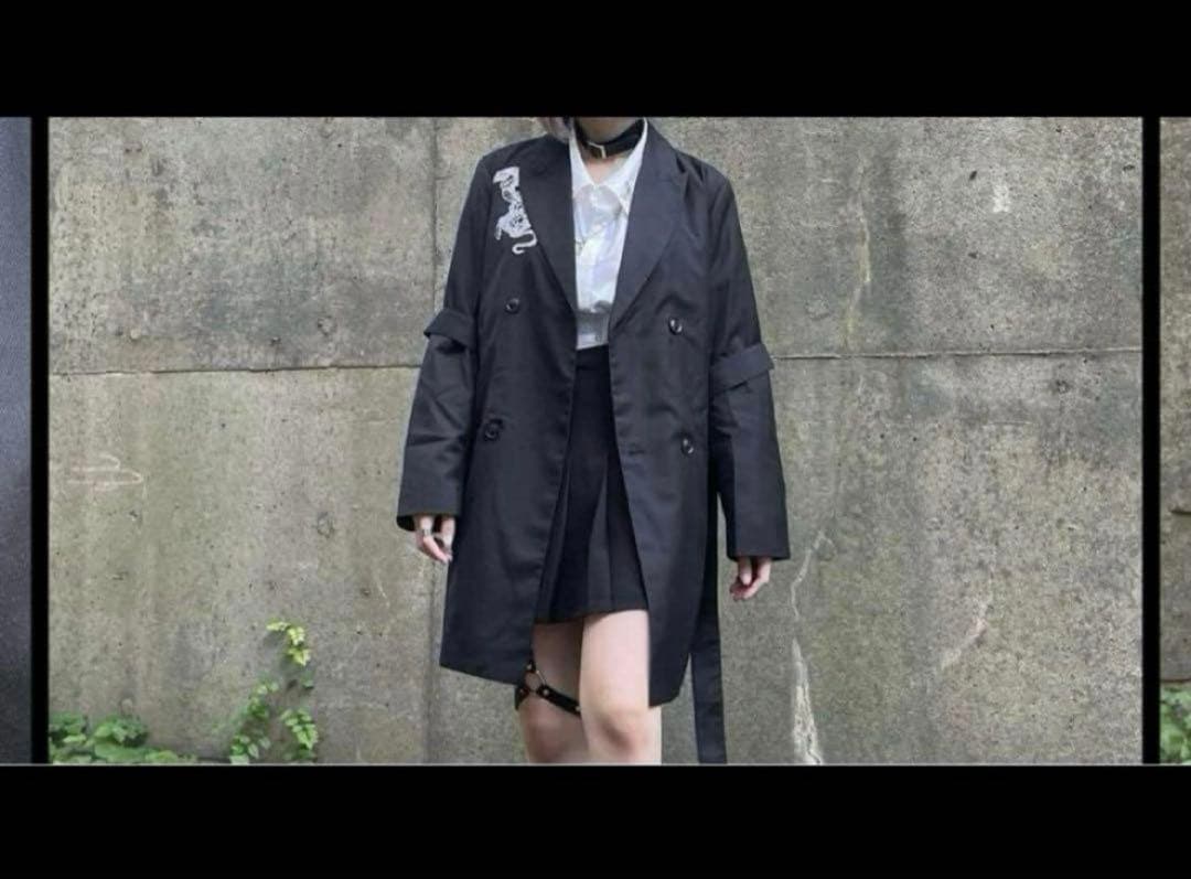 美品　gibous belt snake jacket L