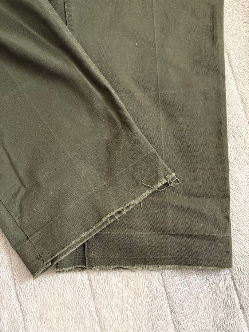 70's US ARMY 実物og507 ミリタリー ベイカーパンツ 28×31