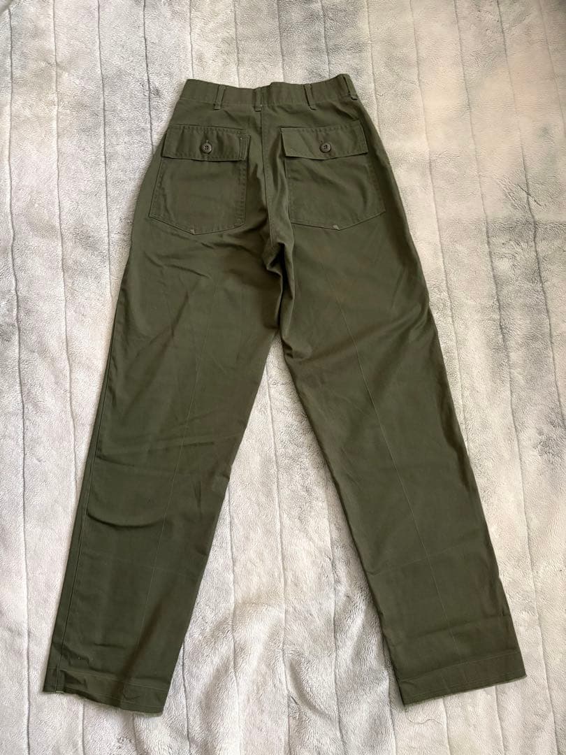 70's US ARMY 実物og507 ミリタリー ベイカーパンツ 28×31