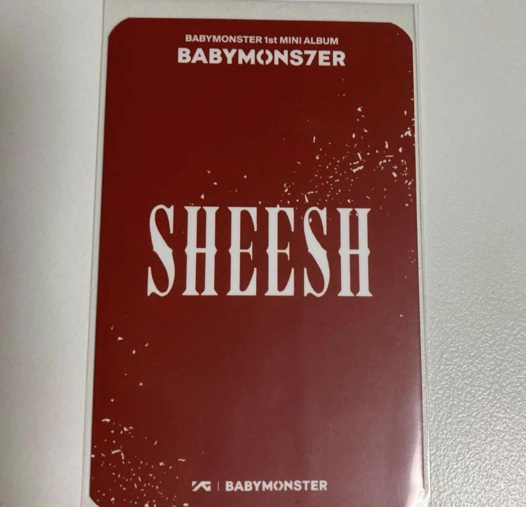 BABY MONSTER ベビモン　アヒョン　サノク　SHEESH 1.0