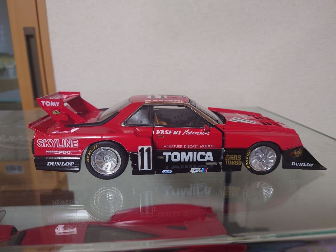 d*7様 トミカ　エブロ1/24スカイラインRSスーパーシルエットジャンク品