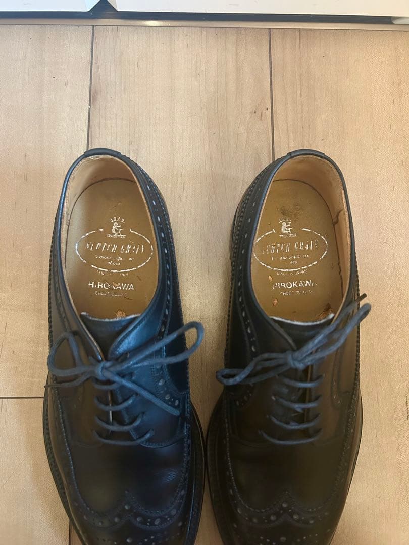 【美品】SCOTCHGRAIN スコッチグレイン 3615 ウイングチップ25