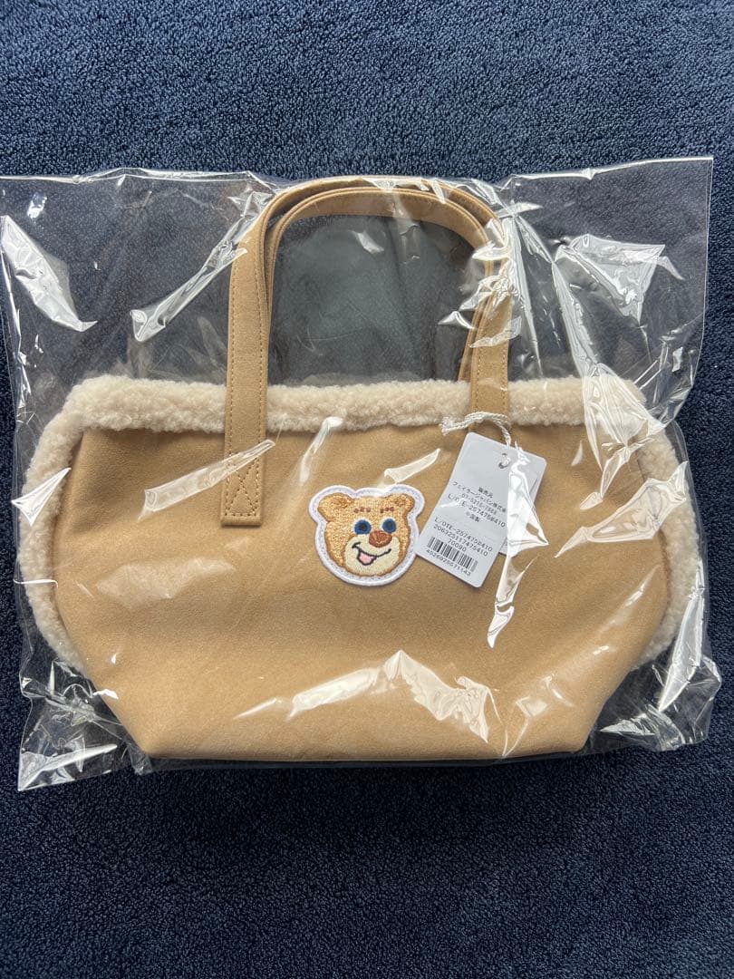 【完売品】ラブラリーバイフェイラー　テディ　ワッペンボアトートバッグ