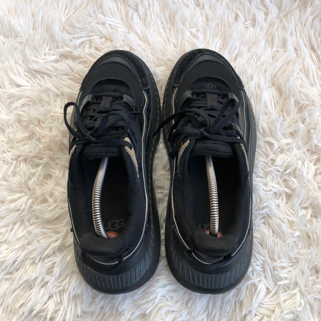 UGG　厚底スニーカー　ブラック　24.5cm　CA805V2　1127110