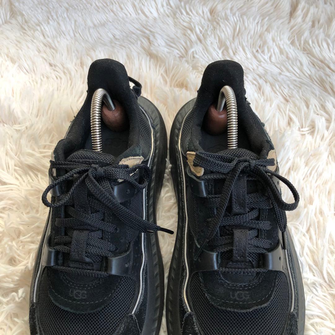 UGG　厚底スニーカー　ブラック　24.5cm　CA805V2　1127110