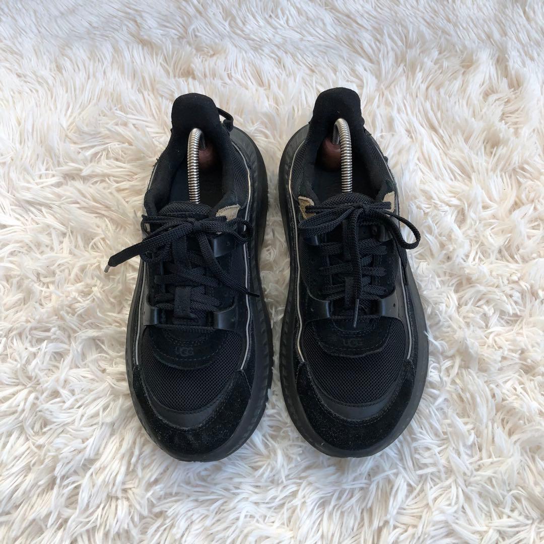 UGG　厚底スニーカー　ブラック　24.5cm　CA805V2　1127110