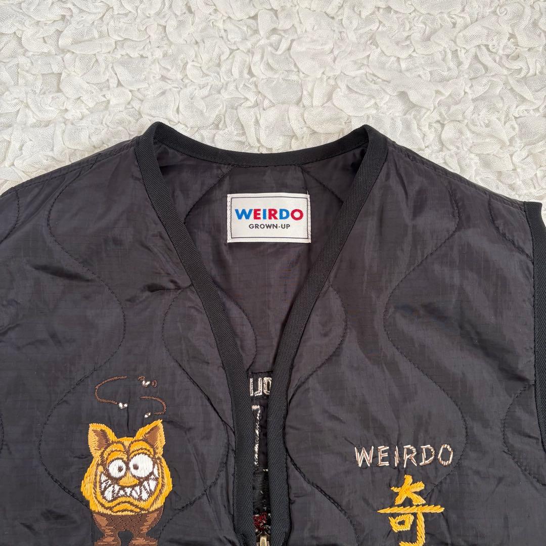 【XL】weirdo スーベニア中綿キルティングベスト　ベトジャン