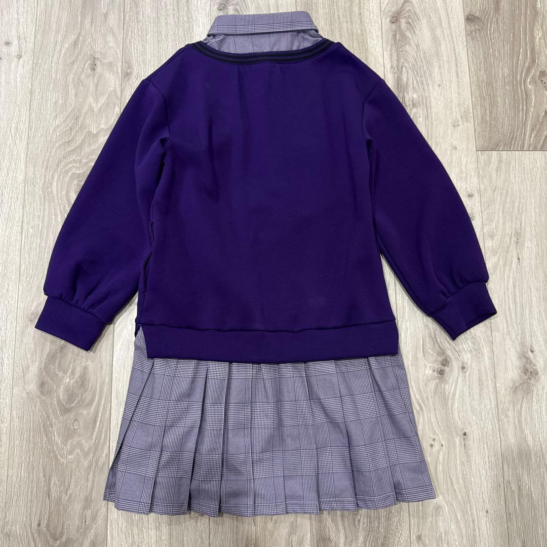 ANNASUI miniグレンチェックレイヤード風ワンピース