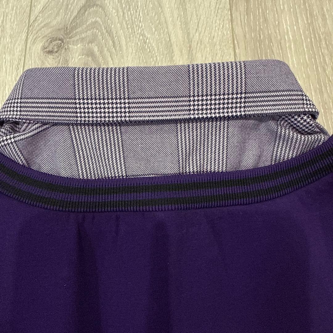 ANNASUI miniグレンチェックレイヤード風ワンピース