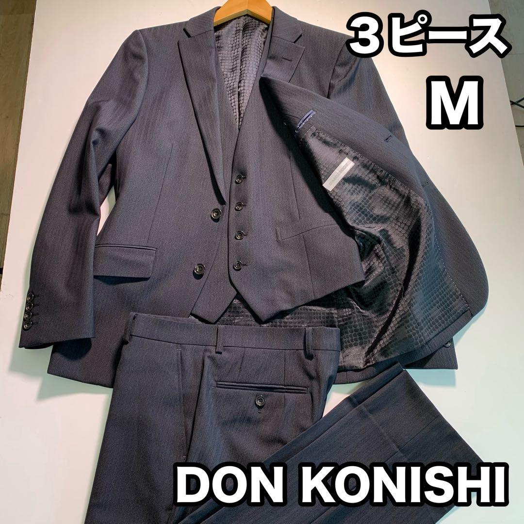 FICCE 3ピース セットアップスーツ ビジネススーツ M ドン小西 グレー