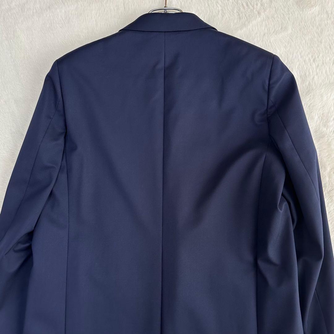 美品✨HYKE ハイク チェスターコート ロング ネイビー ウール