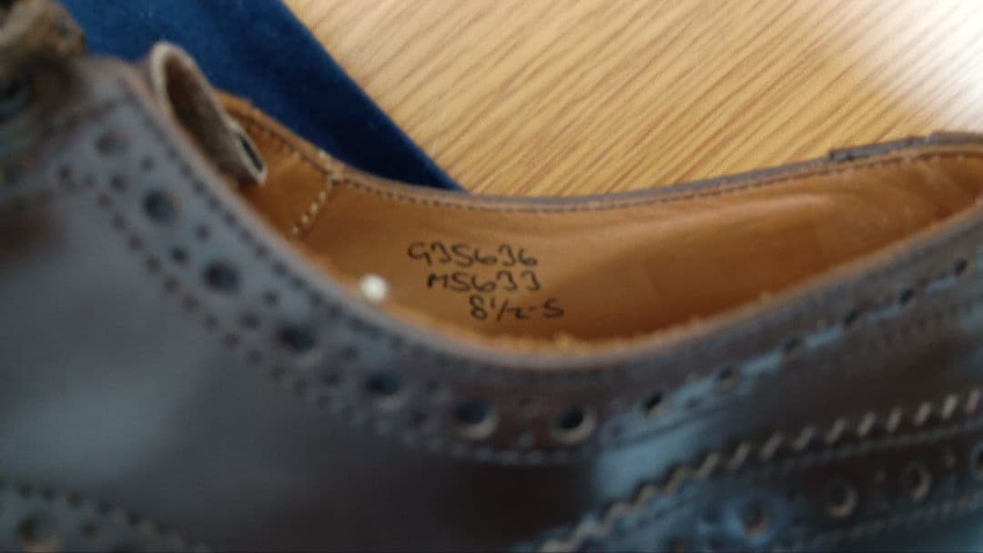 トリッカーズ バートン Tricker's BOURTON UK8.5 箱付