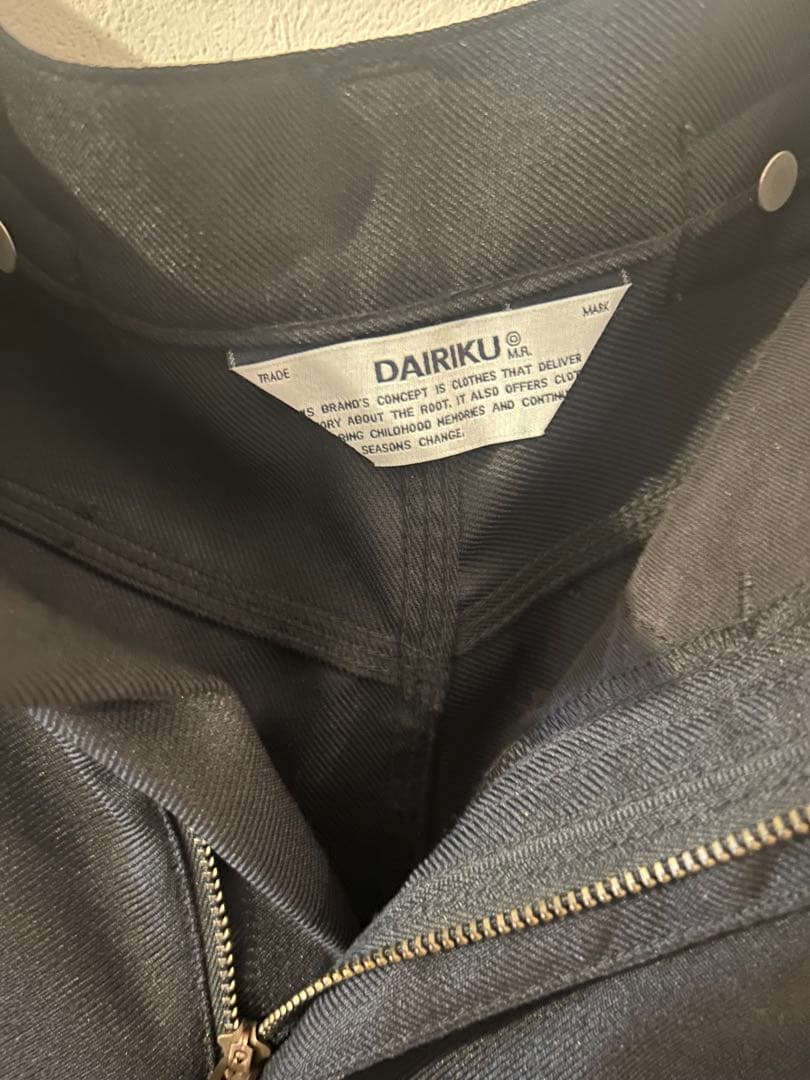 DAIRIKU ブラック ペインターパンツ