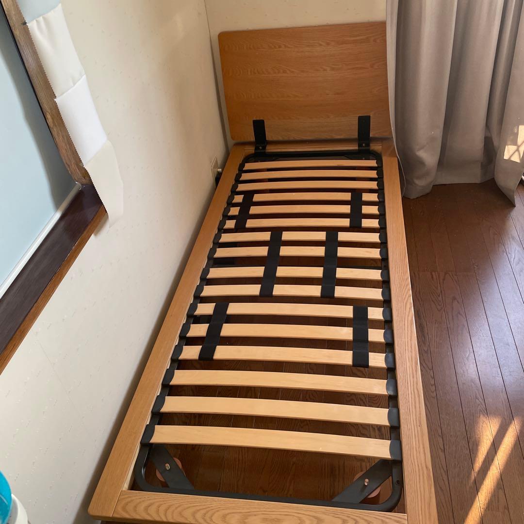 よっぴ　無印良品　木製　スモールベッドフレーム