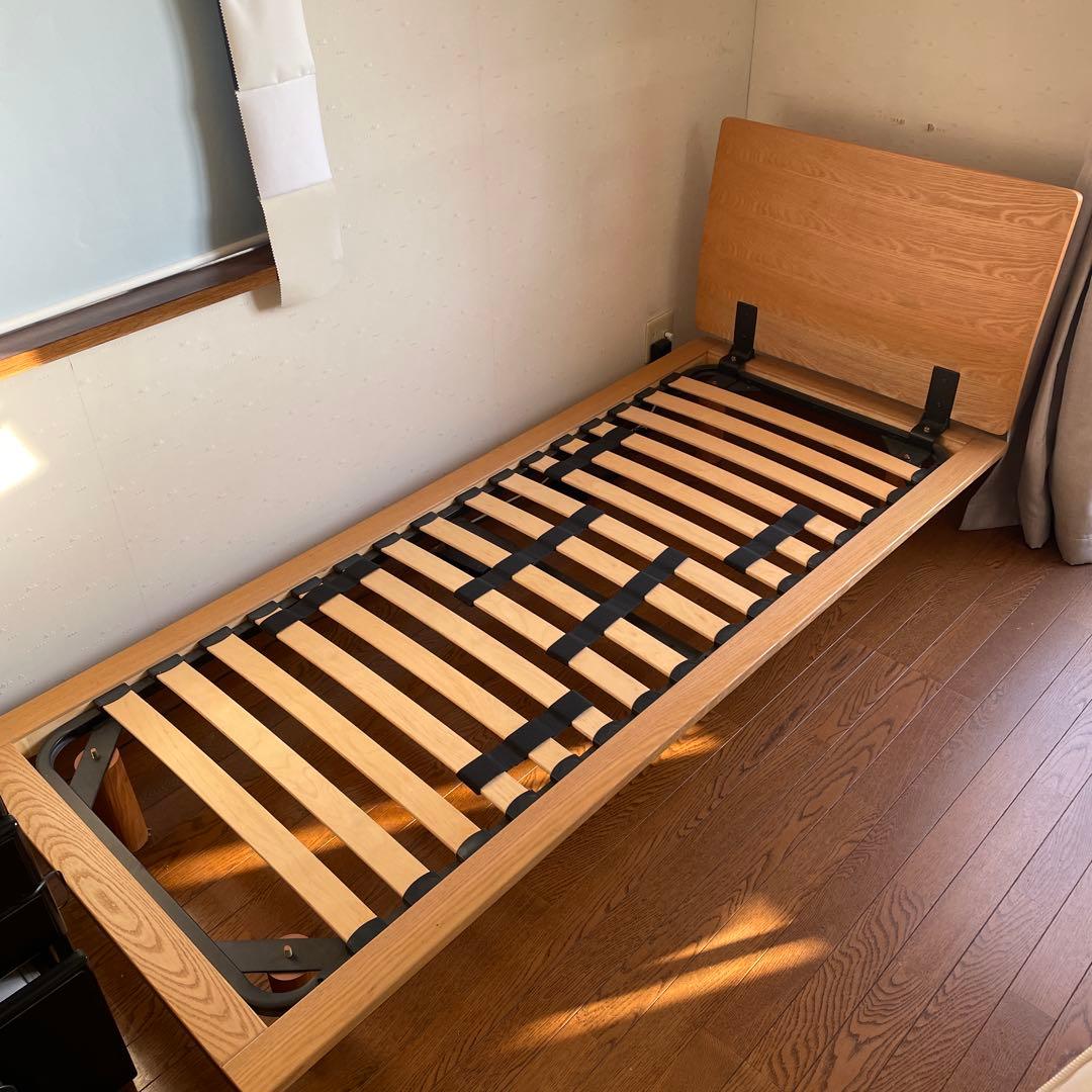 よっぴ　無印良品　木製　スモールベッドフレーム