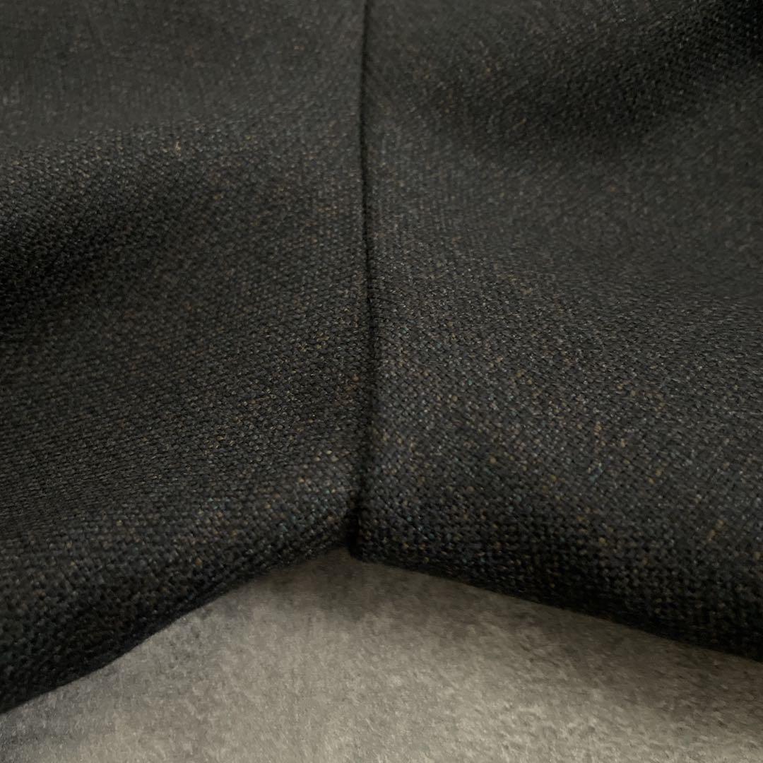 BVLGARIシルクネクタイ×LONNER純毛漆黒ダブルスーツ 成人式 卒業式