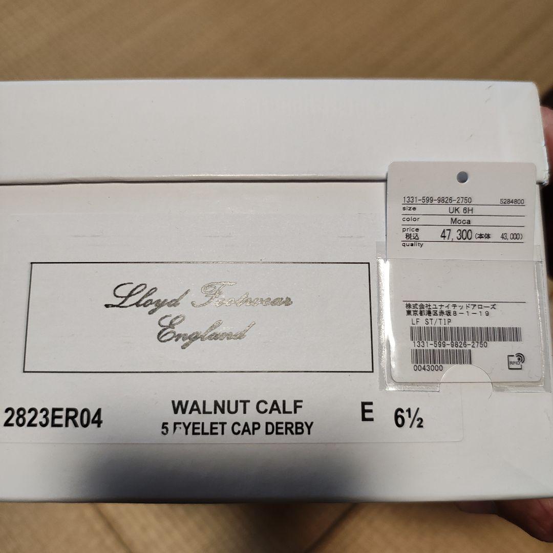 【新品】Lloyd Footwear 6 1/2E Dainite WALNUT