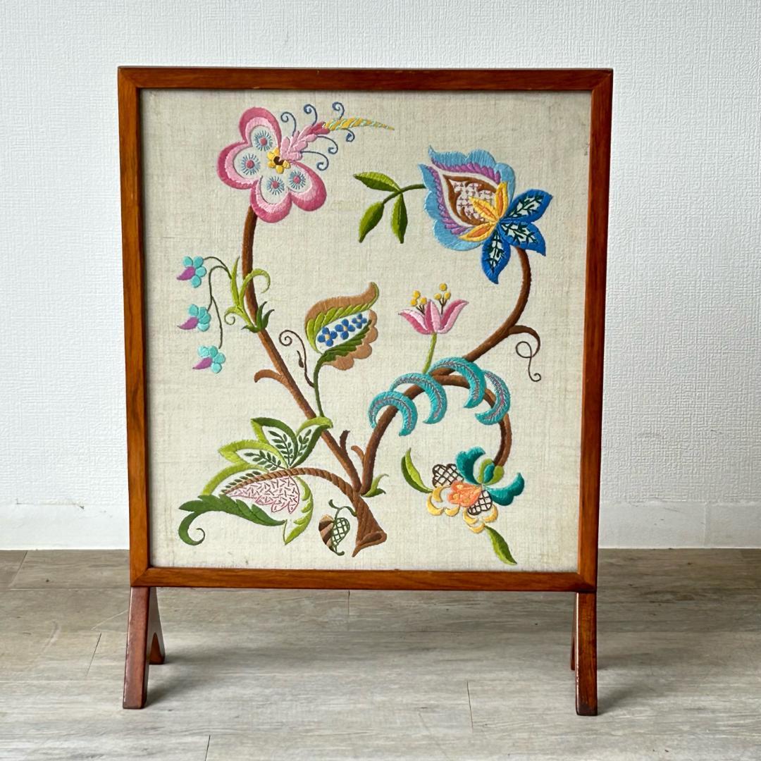 アンティーク 家具 ファイヤースクリーン 1930年頃 イギリス 英国 444A