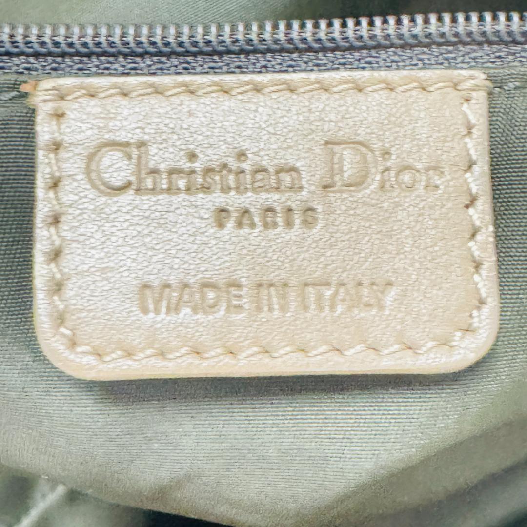 ディオール　トロッター　ハンドバック　 ハート型アクセサリー　ベージュ　男女兼用