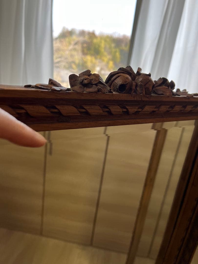 【Shokpan】定価40万以上mirror3面鏡2面鏡にもなります。