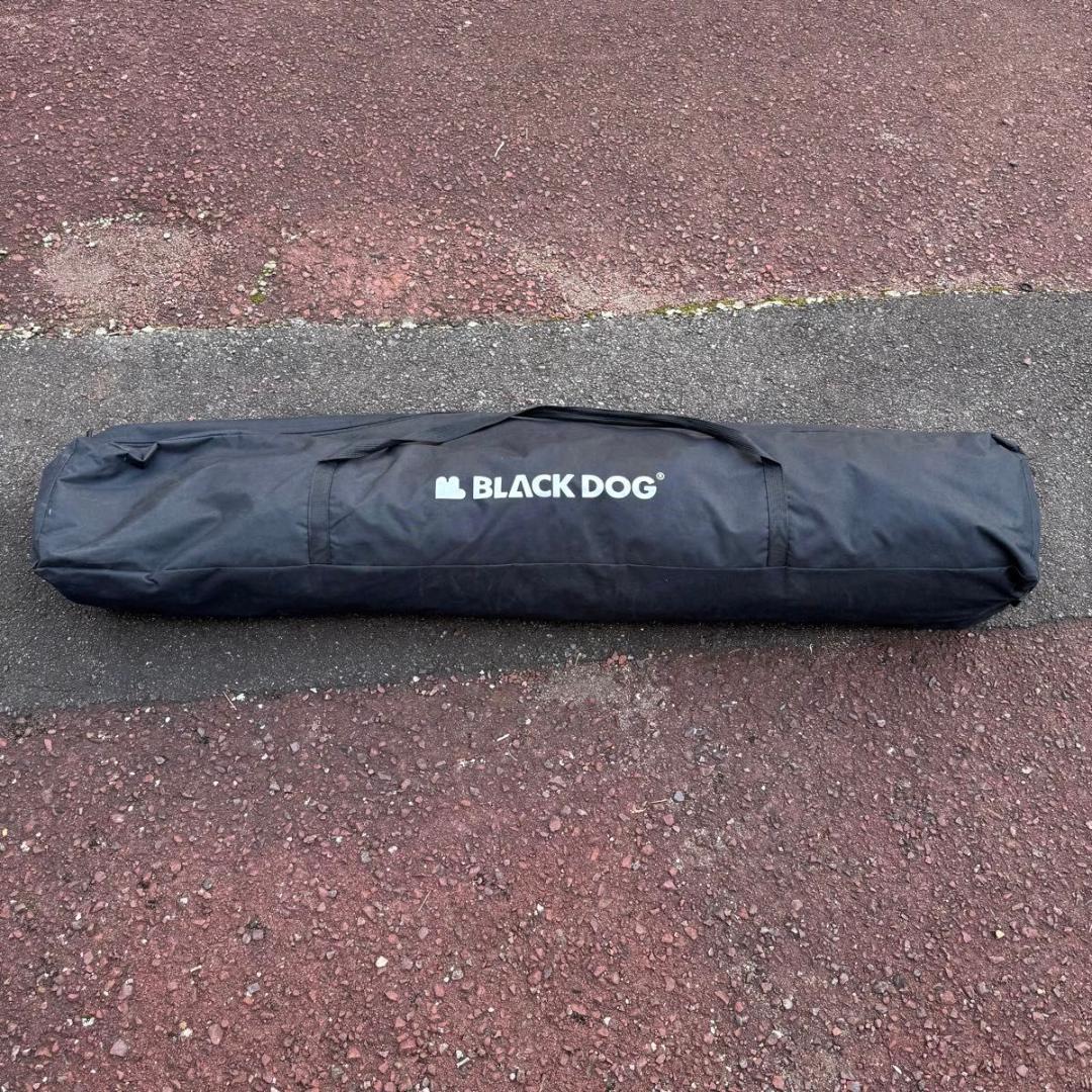 BLACKDOG ヘキサゴン 自動テント 6〜8人用／ブラック／ワンタッチ