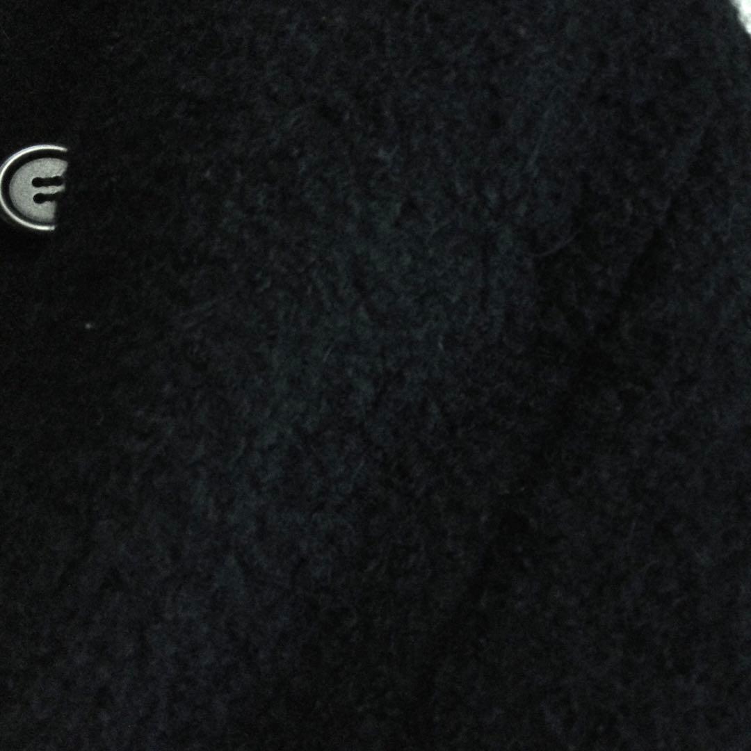 BALENCIAGA★バレンシアガ ブークレ ダブルロングコート 黒 38