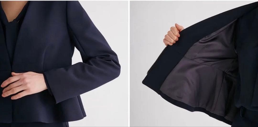 セルフォード　celford ノーカラーペプラムジャケット　卒入学　オケージョン