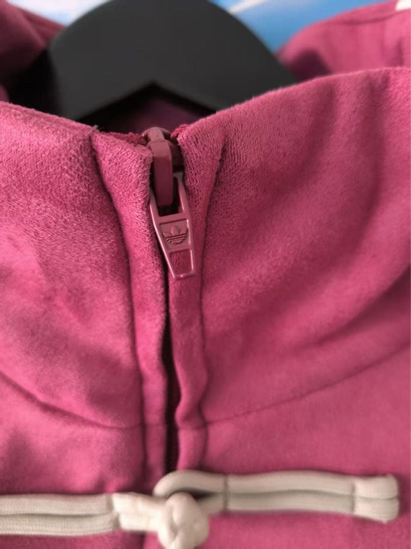 新年限定モデル アディダス 新中式 ジップアップジャケット ローズレッド M