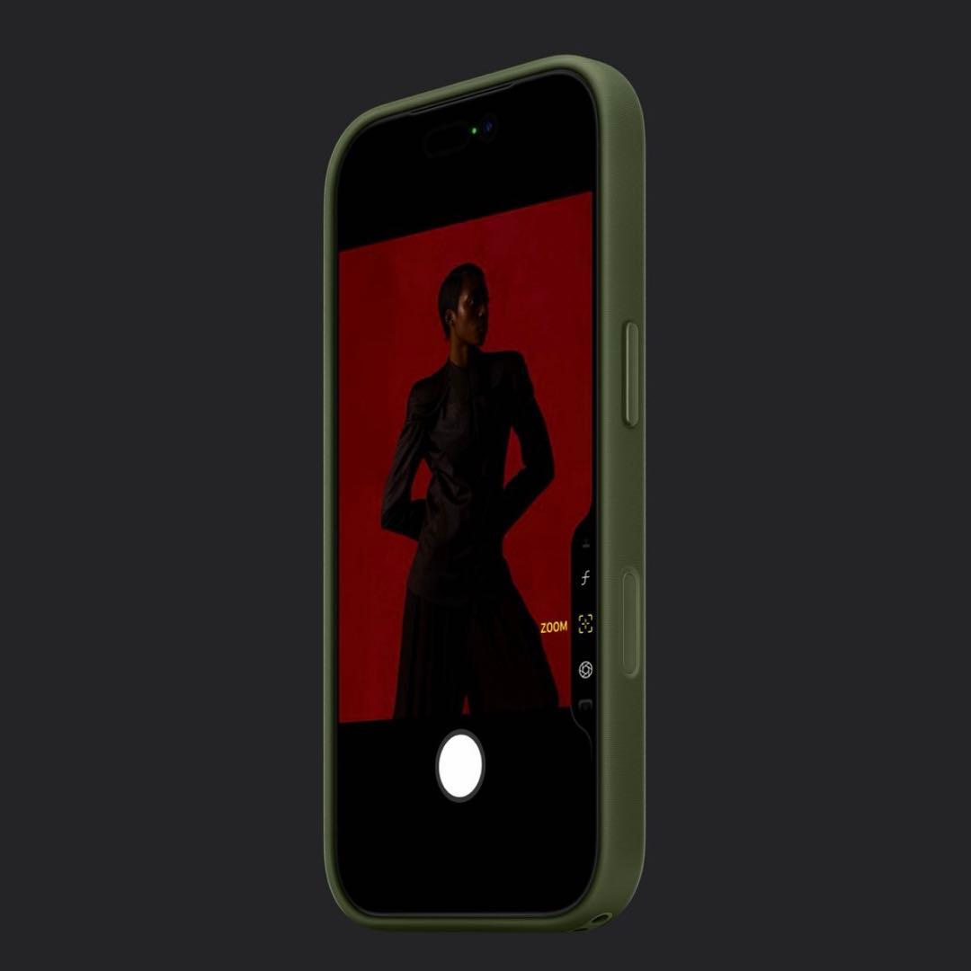 ✴︎美品✴︎iPhone17Pro ケース Apple純正 テックウーブン グリーン