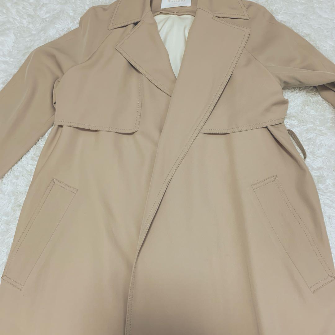 極美品⭐️ボールジィ ウール ギャバジン ロング ガウン トレンチコート S