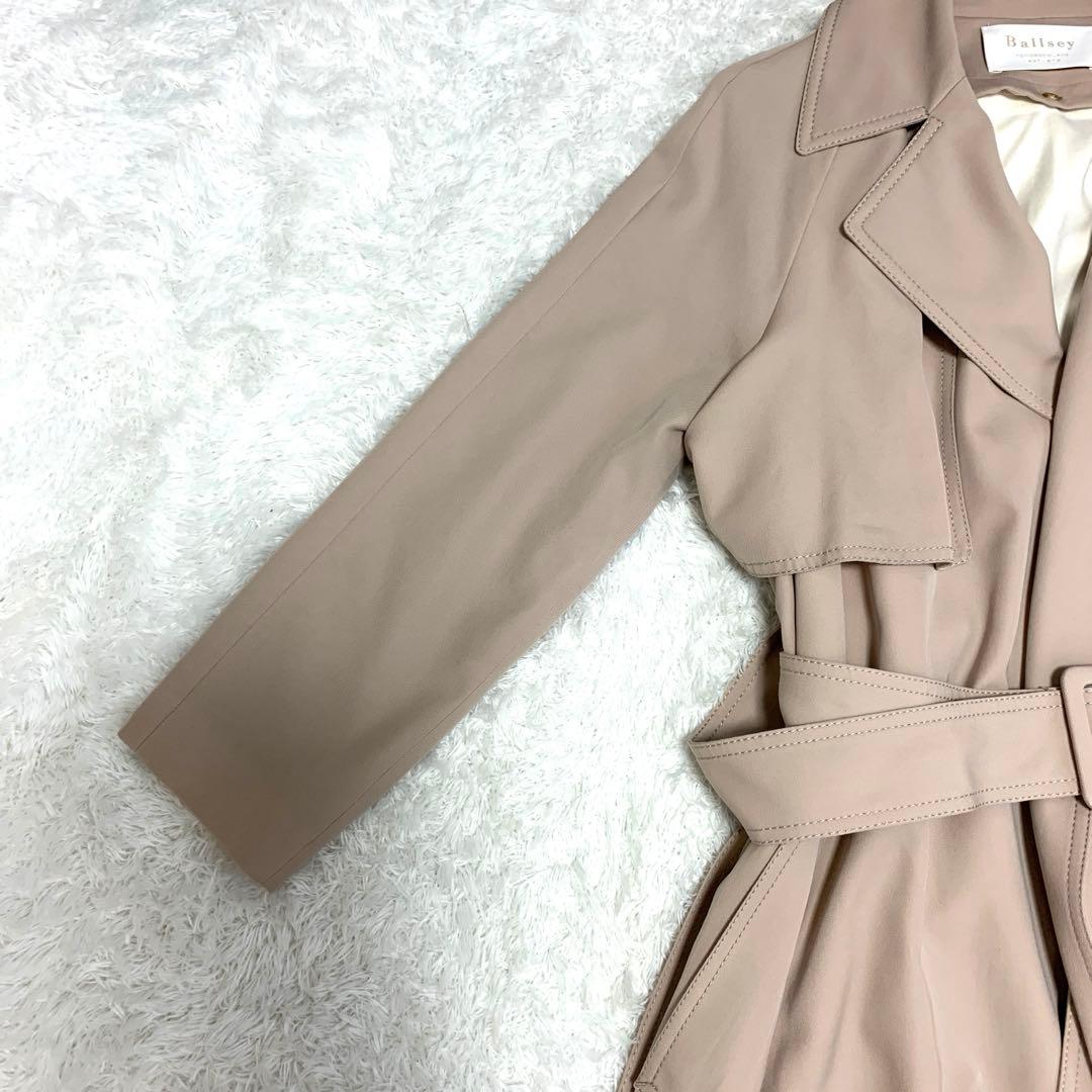 極美品⭐️ボールジィ ウール ギャバジン ロング ガウン トレンチコート S