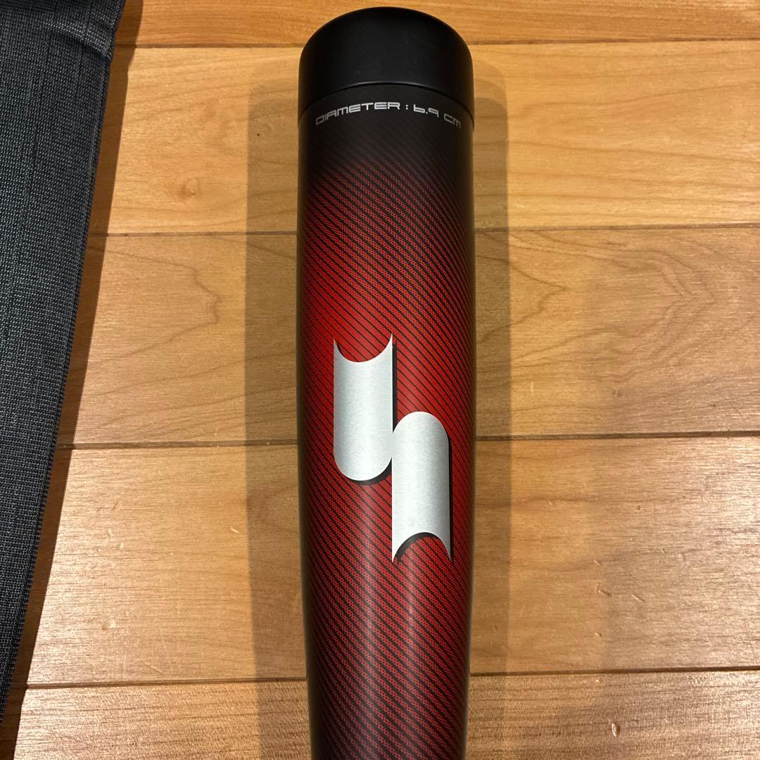 SSK 軟式バット MM23 83cm 700g ブラック×レッド