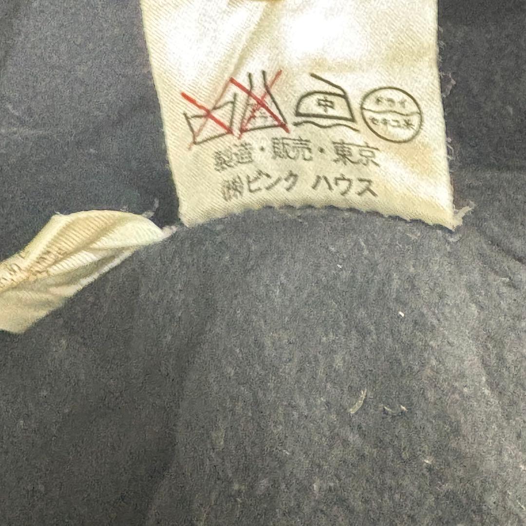 ピンクハウス　バックロゴ MA-1風 ジャケット　ウール混 ブラック