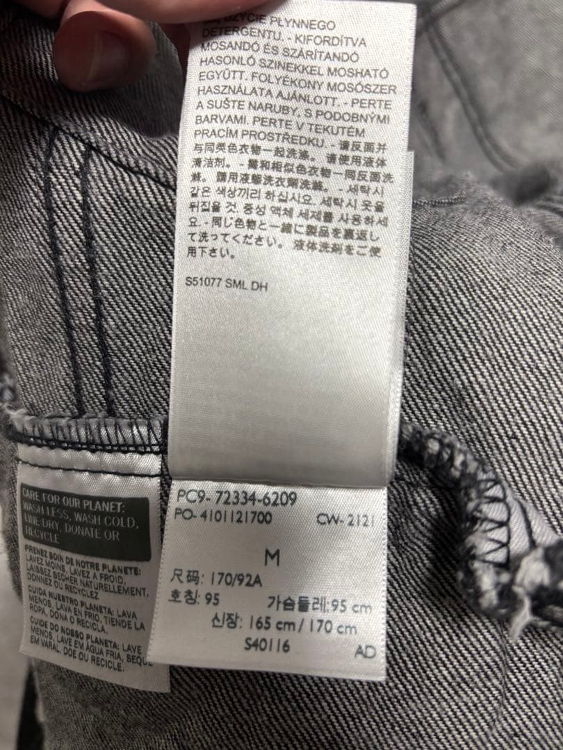 LEVI’S リーバイス vintagefit ブラックデニムジャケット