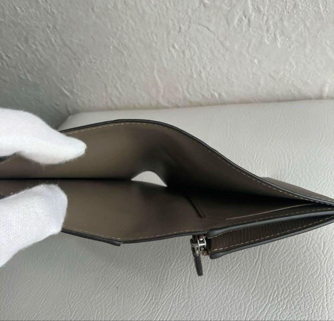 【美品】ボナベンチュラ バイフォールド ウォレット ノブレッサ レザー エトープ