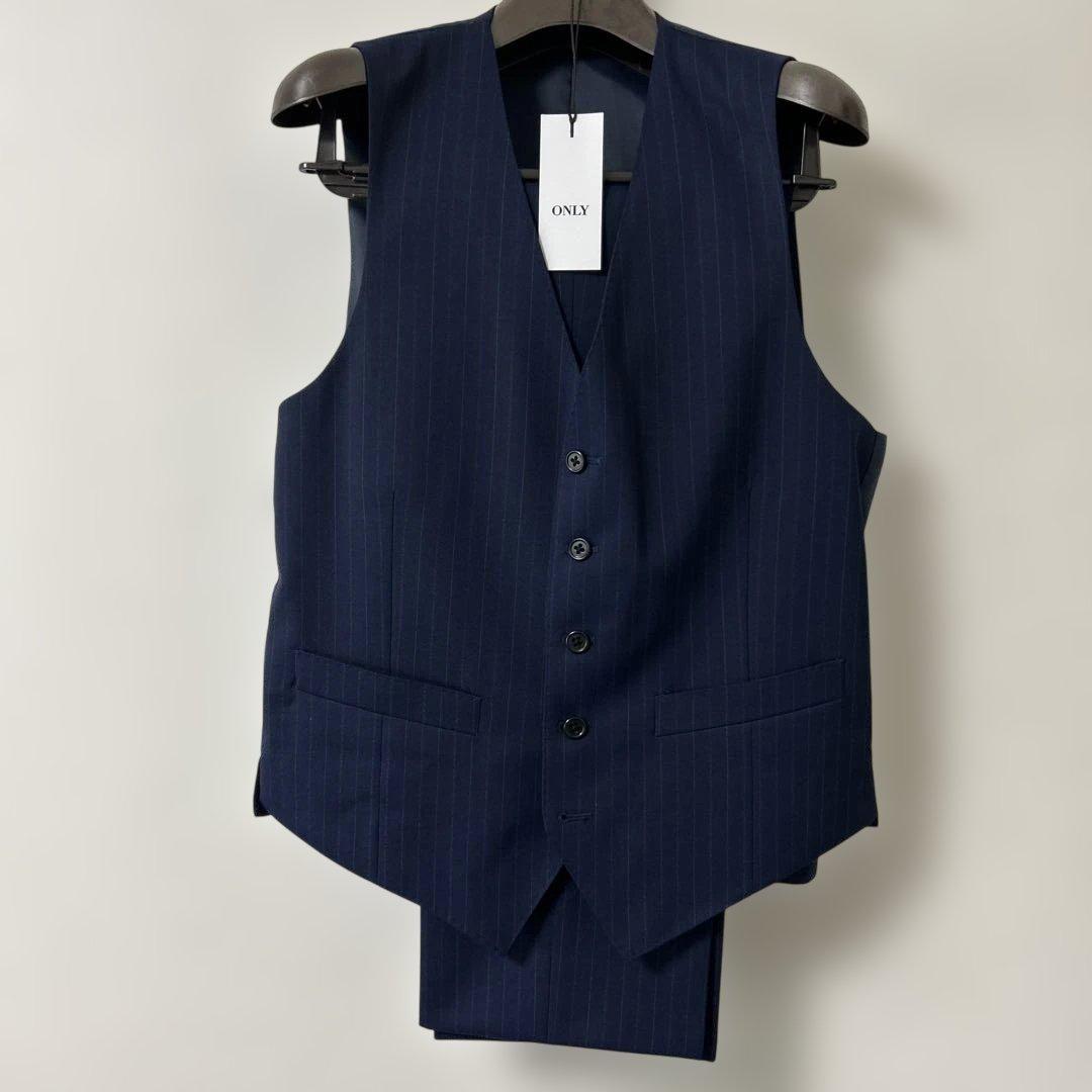 新品・未使用 ★★ONLY オンリー／スリーピース　ネイビー　Ｍ　170A ★★