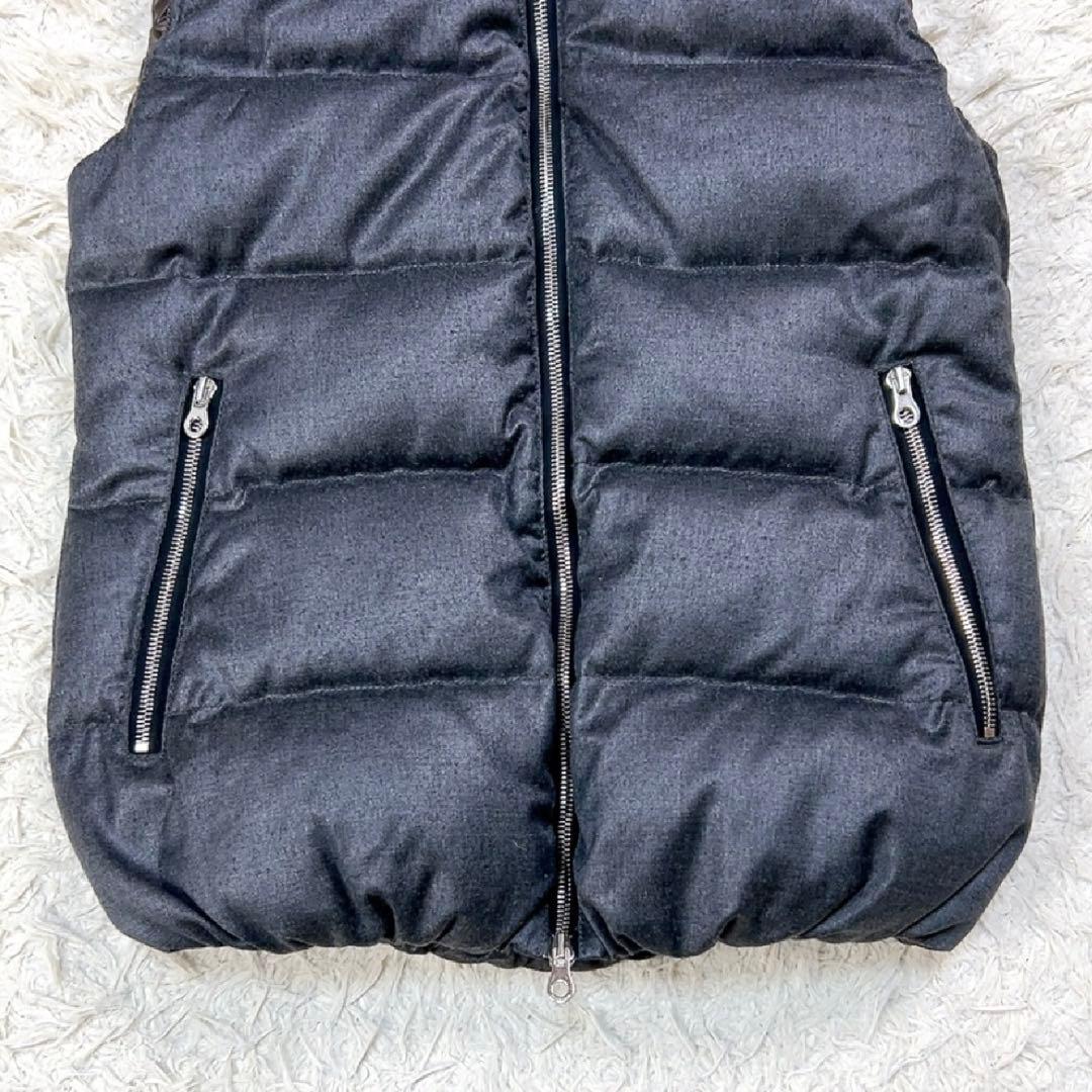 【美品】デュベティカ FEBEDUE チェルツティ ダウンベスト 42 グレー