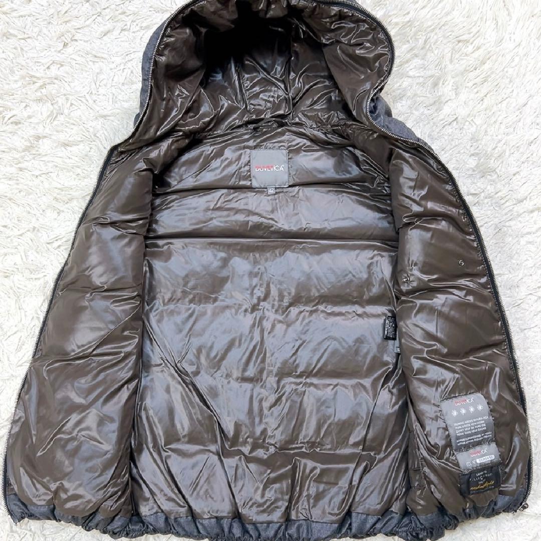 【美品】デュベティカ FEBEDUE チェルツティ ダウンベスト 42 グレー