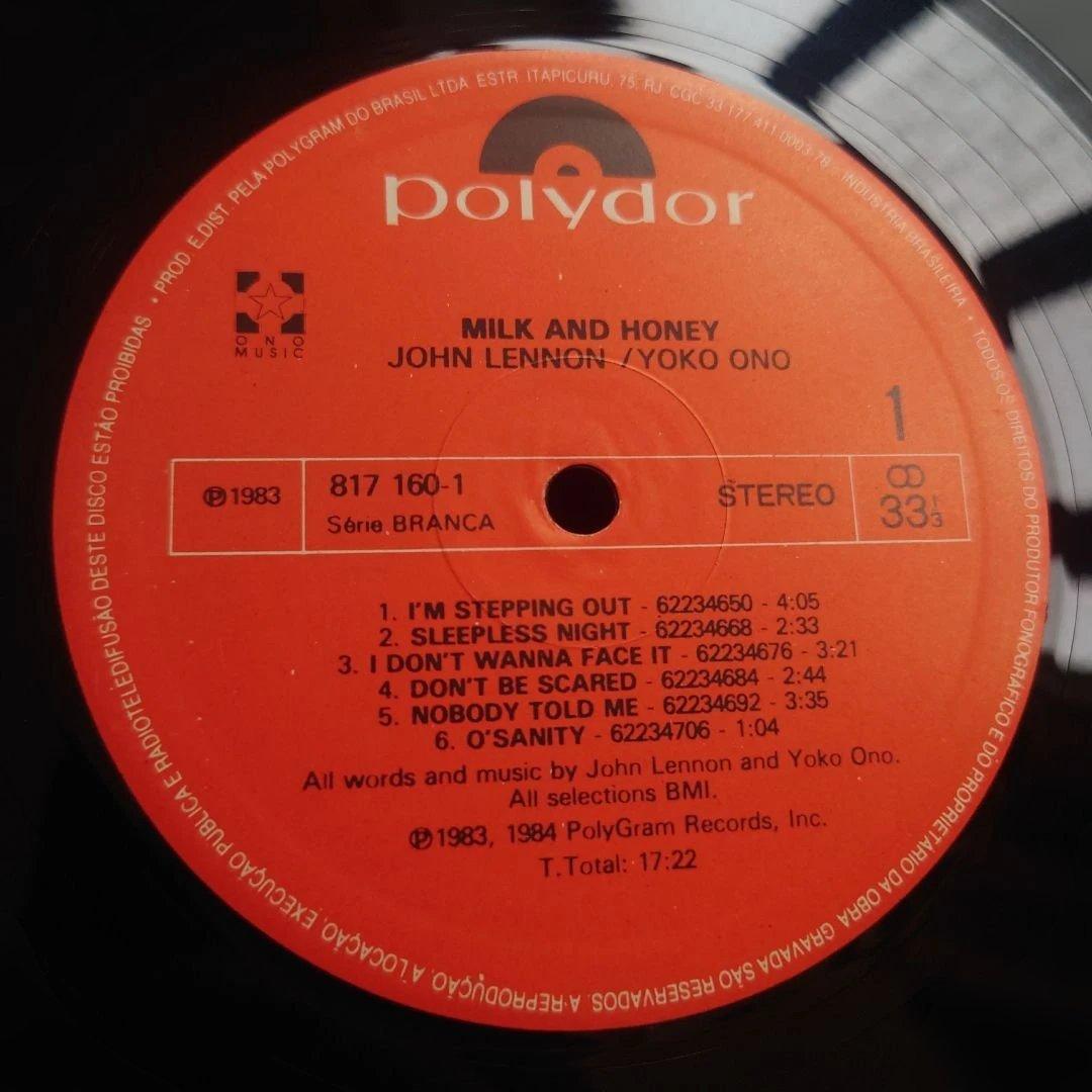 洋楽 John Lennon & Yoko Ono - Milk and Honey