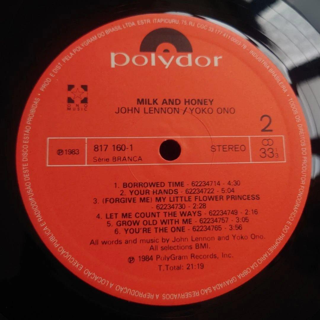 洋楽 John Lennon & Yoko Ono - Milk and Honey