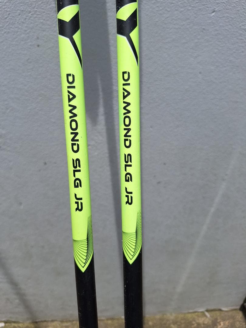 ONE WAYクロスカントリースキー ストック 125 cm 蛍光イエロー