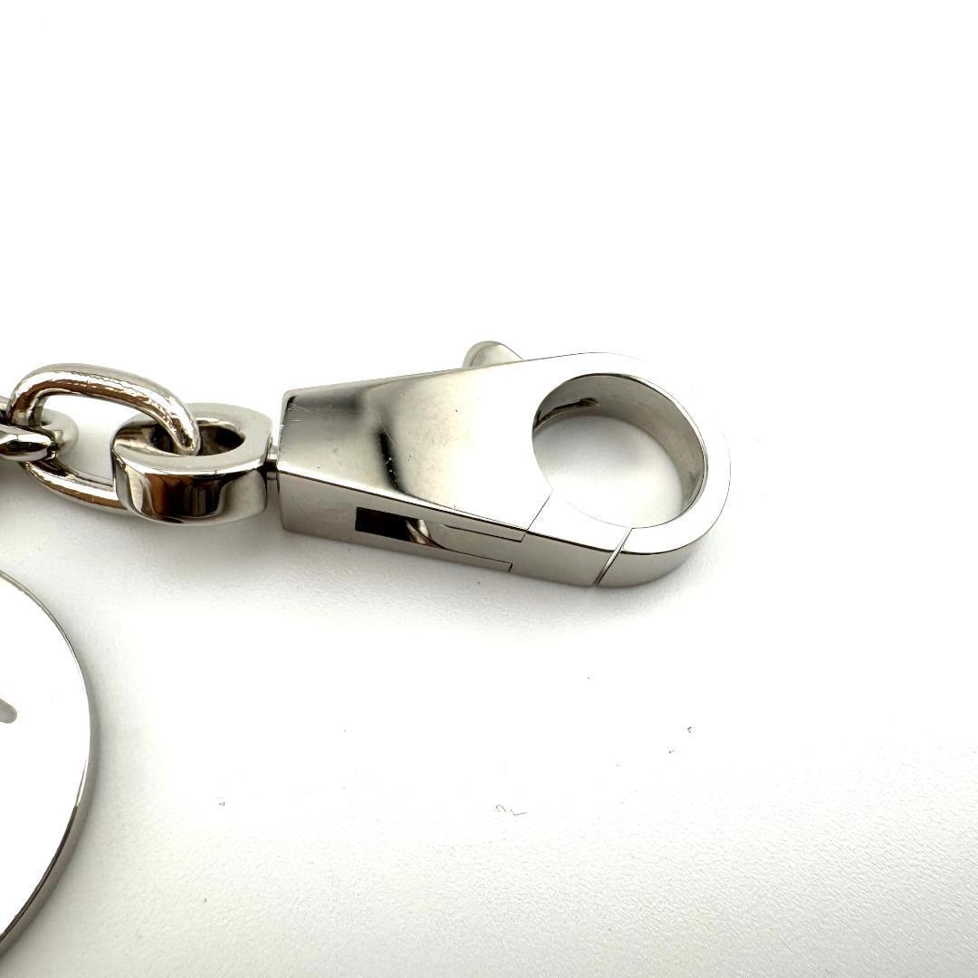 エルメス アミュレット4 バッグチャーム ブルロック キーホルダー シルバー