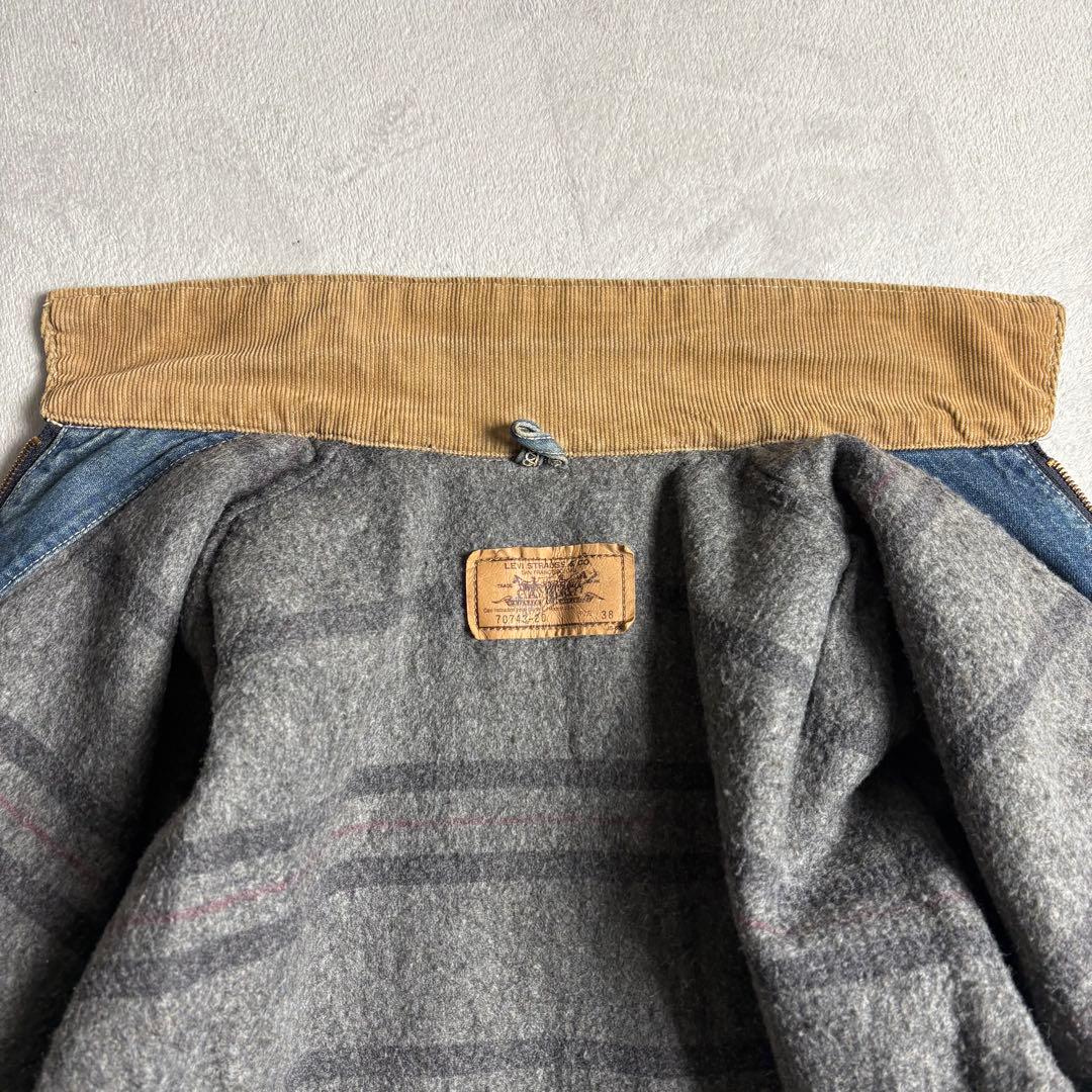 90s USA製 Levi's デニムデトロイトジャケット　ワークジャケット