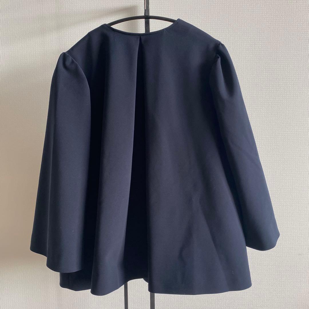 OHGA ノーカラービジュージャケット