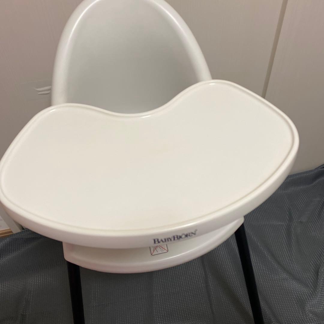 【美品・廃盤】Baby Bjorn 折りたたみ ベビーチェア ホワイト