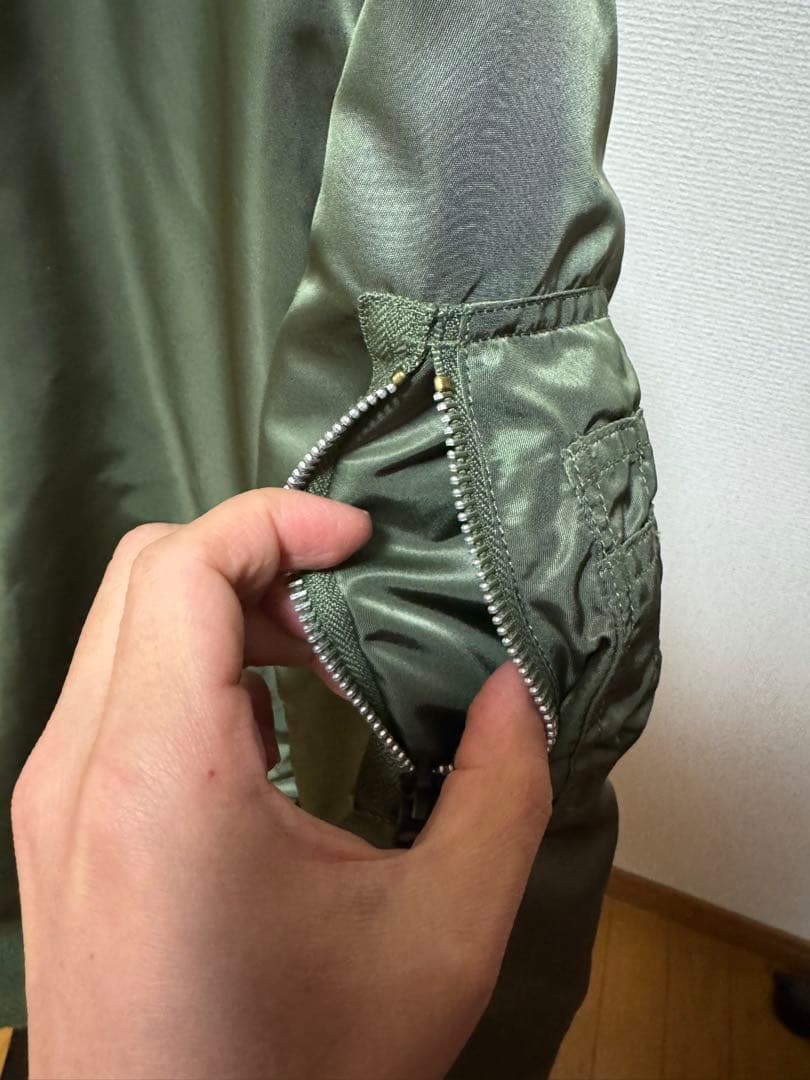 ALPHA INDUSTRIES MA-1 フライトジャケット グリーン XL
