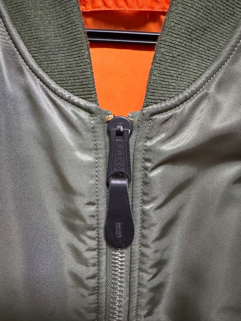 ALPHA INDUSTRIES MA-1 フライトジャケット グリーン XL