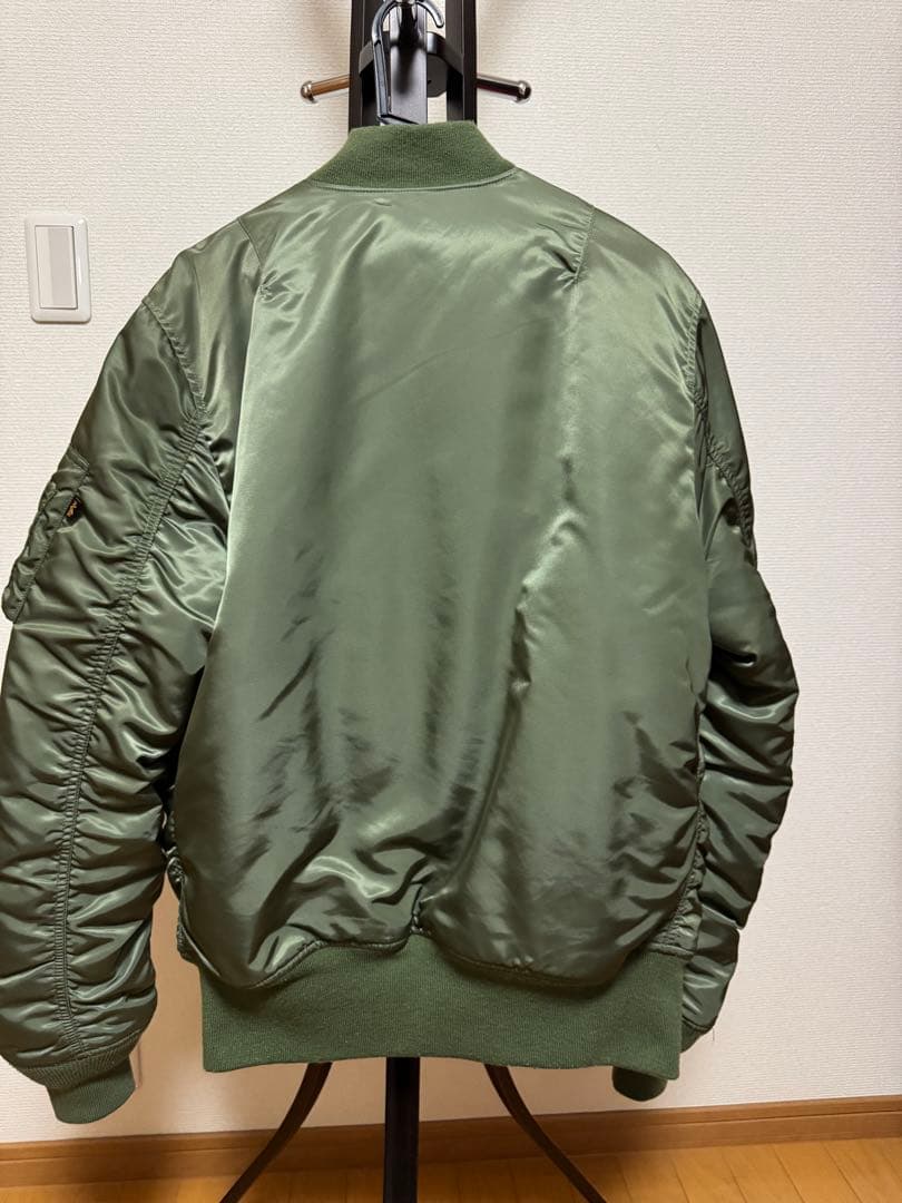 ALPHA INDUSTRIES MA-1 フライトジャケット グリーン XL