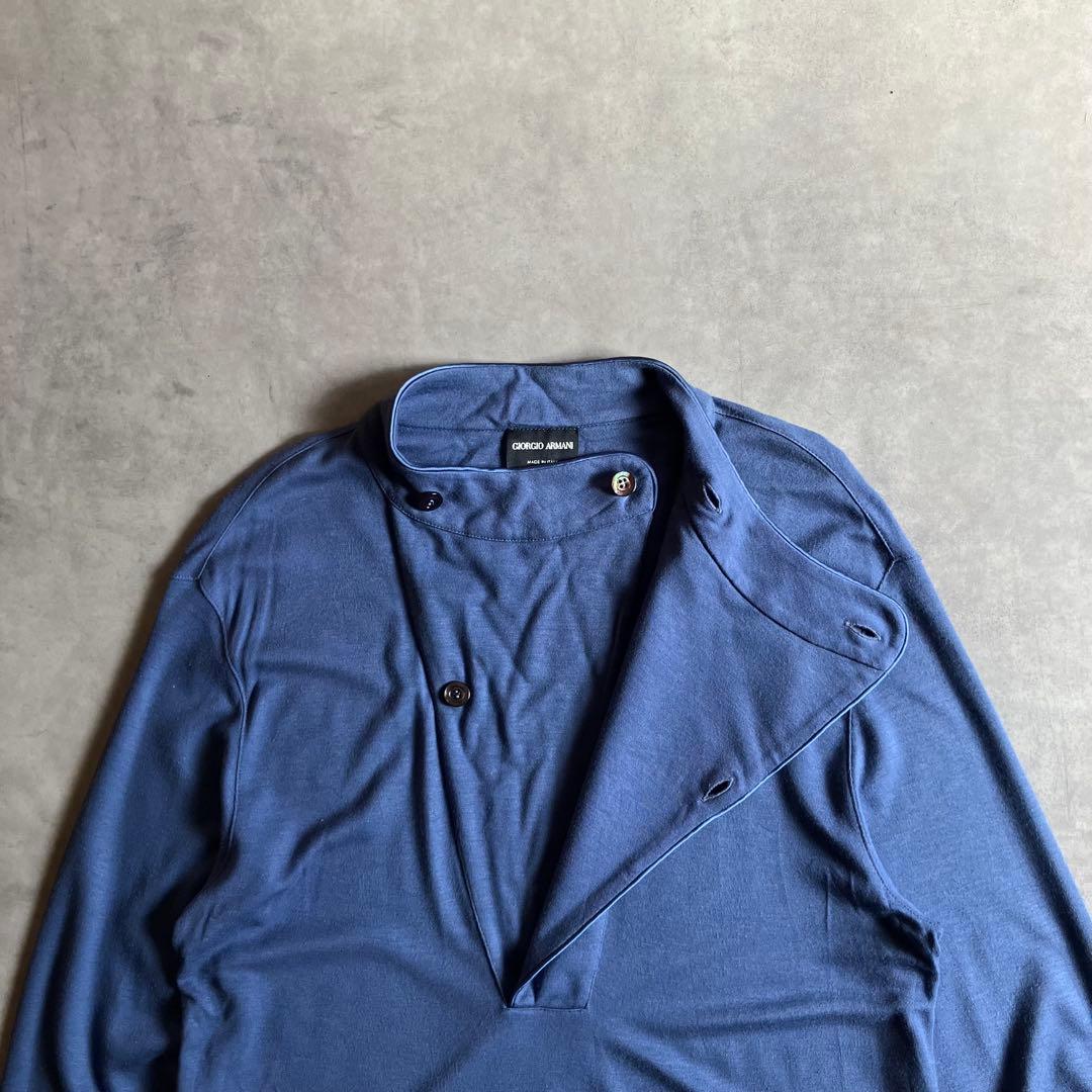 トップス 00s giorgio armani rayon silk cutsew