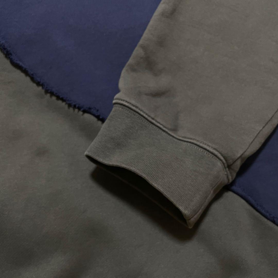 【美品】NKNIT ♡pattern pullover sweat カーキグレー